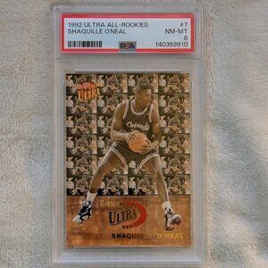 OB1 1992 FLEER Ultra "All Rookies" Shaquille O'Neal" Card#7 GRD NM-MT8